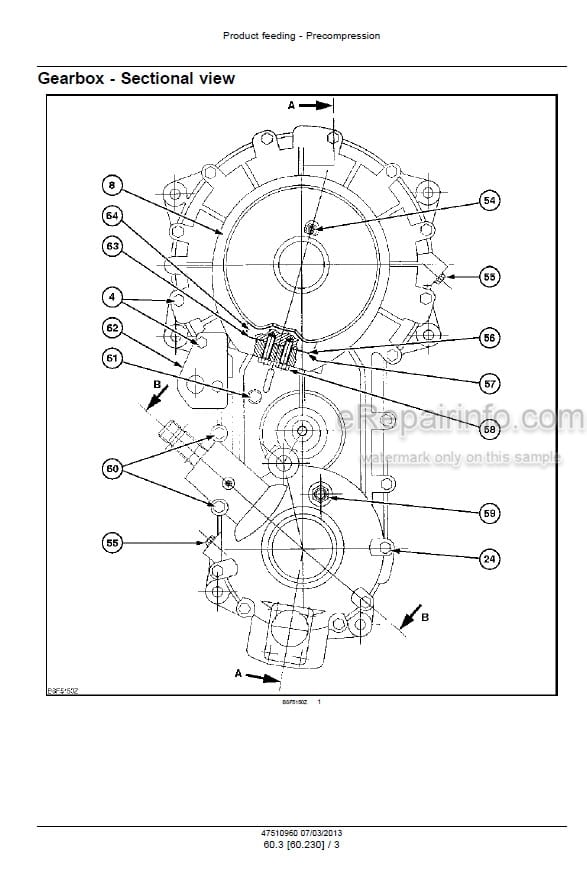 Photo 4 - New Holland BigBaler 870 890 1270 1290 330 340 Service Manual Square Baler