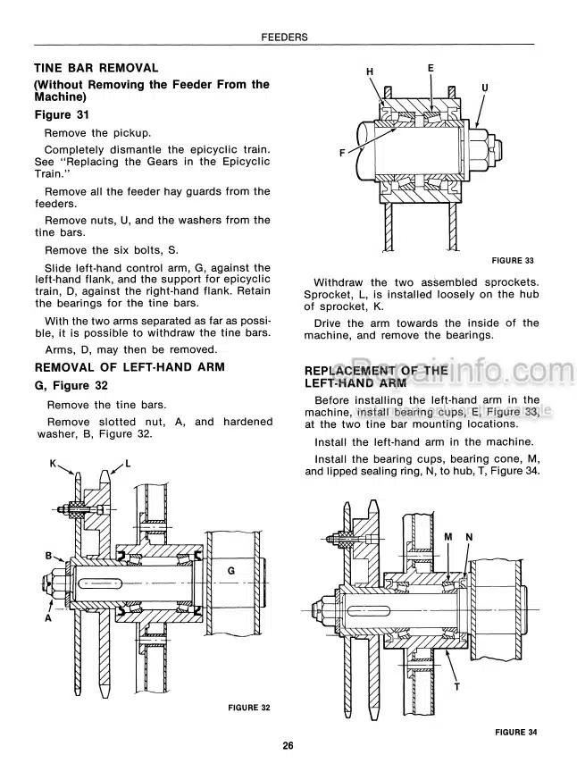 Photo 6 - New Holland 120 425 426 1425 1426 Service Manual Twister Rectangular Baler