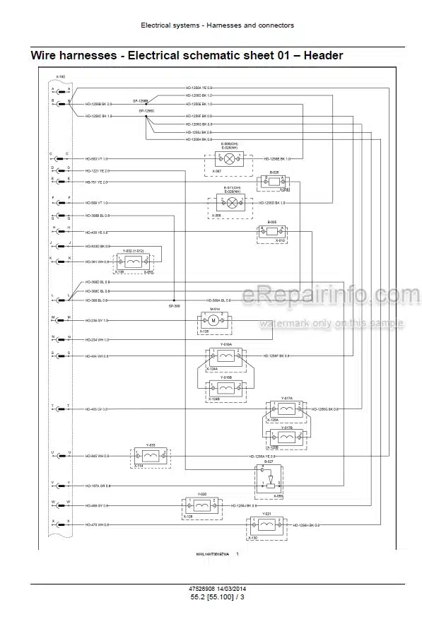 Photo 5 - New Holland DuraSwath 425HB 430HB 436HB 440HB Service Manual Draper Header