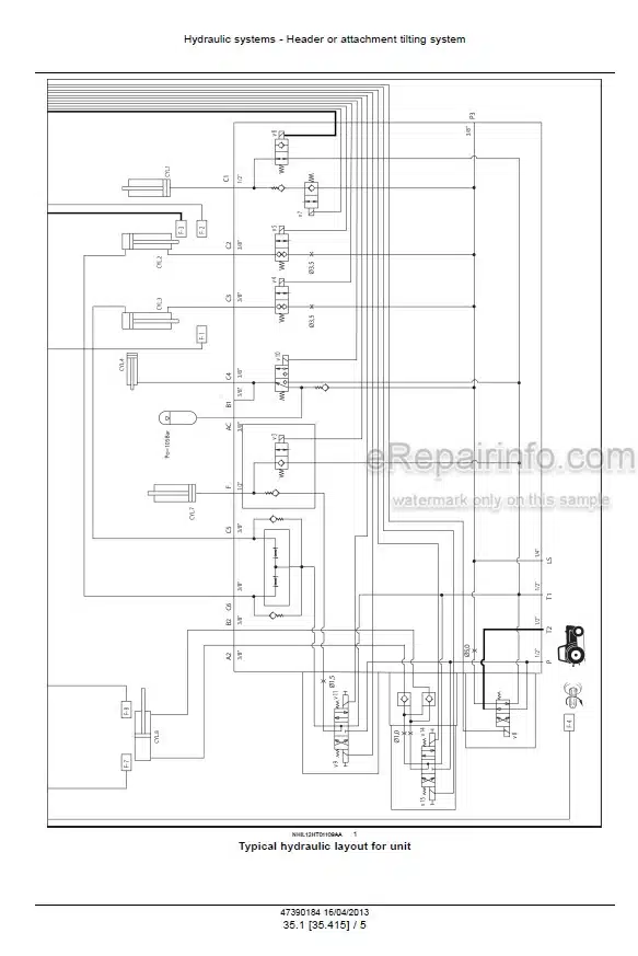 Photo 4 - New Holland Megacutter 512 530 Service Manual Disc Mower Conditioner