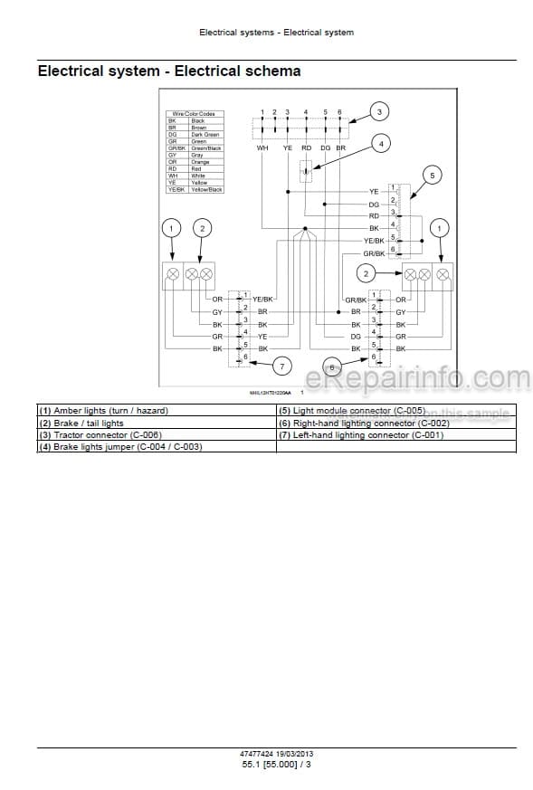 Photo 3 - New Holland ProTed 3417 3625 3836 Service Manual Rotary Tedder