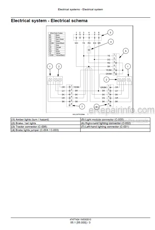 Photo 3 - New Holland ProTed 3417 3625 3836 Service Manual Rotary Tedder