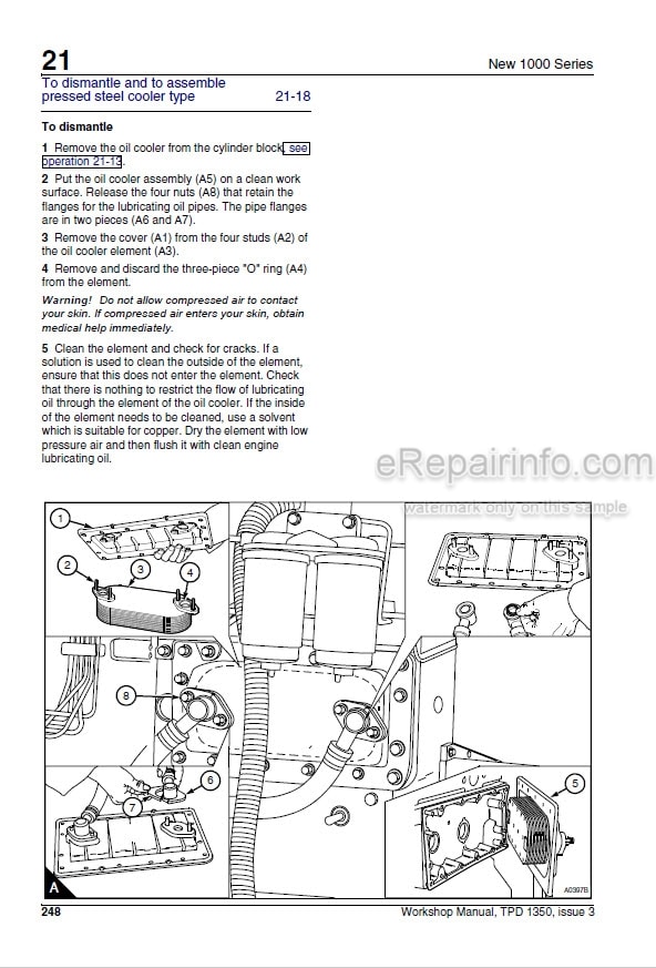 Photo 3 - Perkins 1000 Series Workshop Manual Engine
