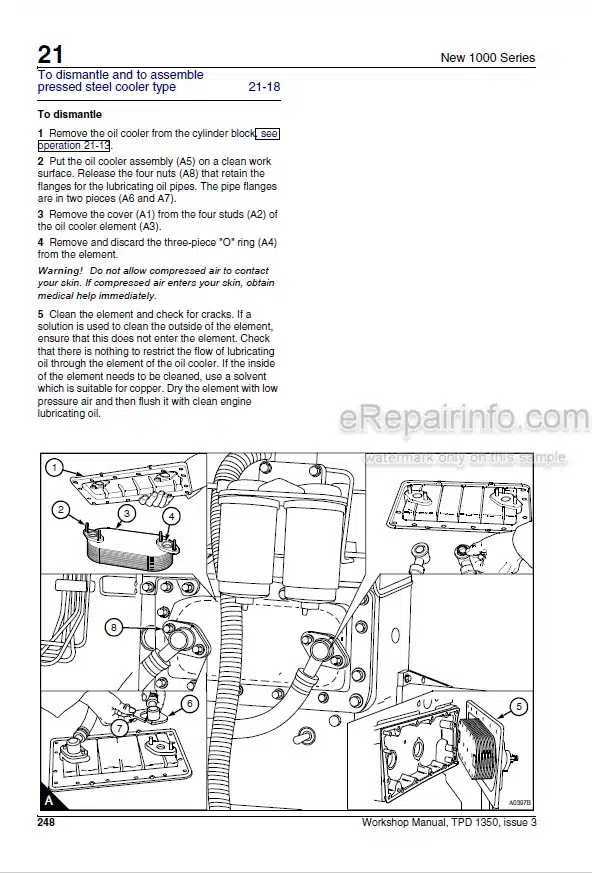 Photo 3 - Perkins 1000 Series Workshop Manual Engine