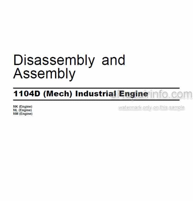 Photo 4 - Perkins 1104 Mech Disassembly And Assembly Industrial Engine