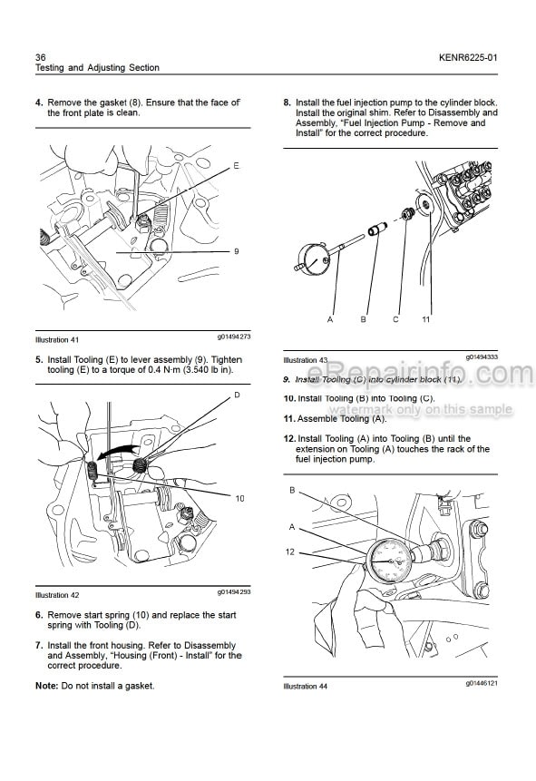 Photo 12 - Perkins 402D 403D 404D Systems Operation Testing And Adjustment Engine
