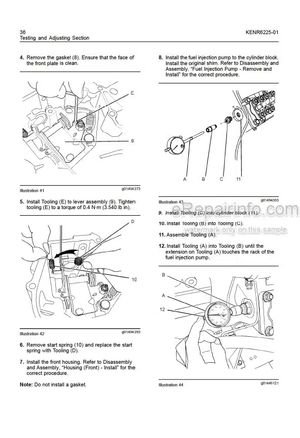 Photo 5 - Perkins 402D 403D 404D Systems Operation Testing And Adjustment Engine