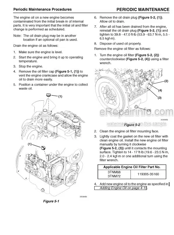 Photo 12 - Yanmar 3TNM68 3TNM72 Service Manual Industrial Engine