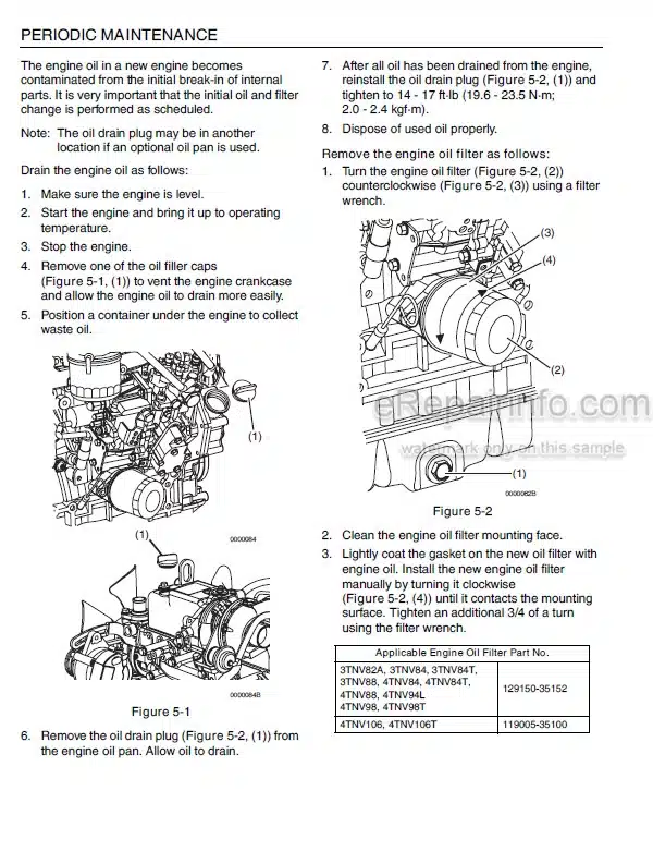 Photo 12 - Yanmar 3TNV82A 3TNV84 3TNV84T 3TNV88 4TNV84 4TNV84T 4TNV88 4TNV94L 4TNV98 4TNV98T 4TNV106 4TNV106T Service Manual Industrial Engine 9806-5550