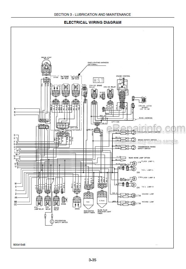 Photo 3 - Case IH DX18E DX24E MWX154S MWX160S Operators Manual Tractor And Mower Deck 87302211
