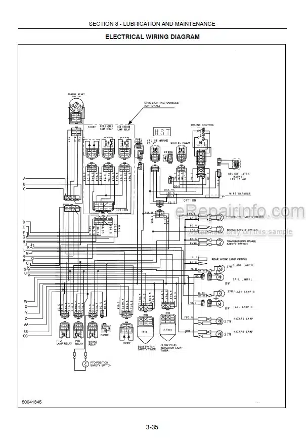 Photo 3 - Case IH DX18E DX24E MWX154S MWX160S Operators Manual Tractor And Mower Deck 87302211