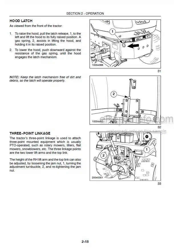 Photo 1 - Case IH DX18E DX24E MWX154S MWX160S Operators Manual Tractor And Mower Deck 87302211