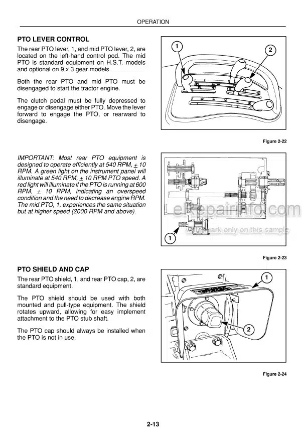Photo 3 - Case IH DX25 DX29 DX33 Operators Manual Tractor 86617542