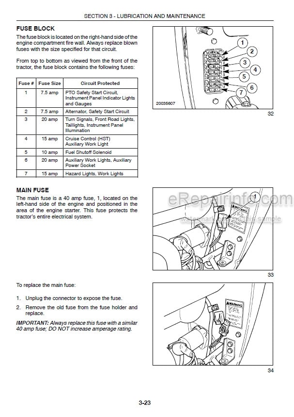 Photo 1 - Case IH DX29 DX33 Operators Manual Tractor 87310108