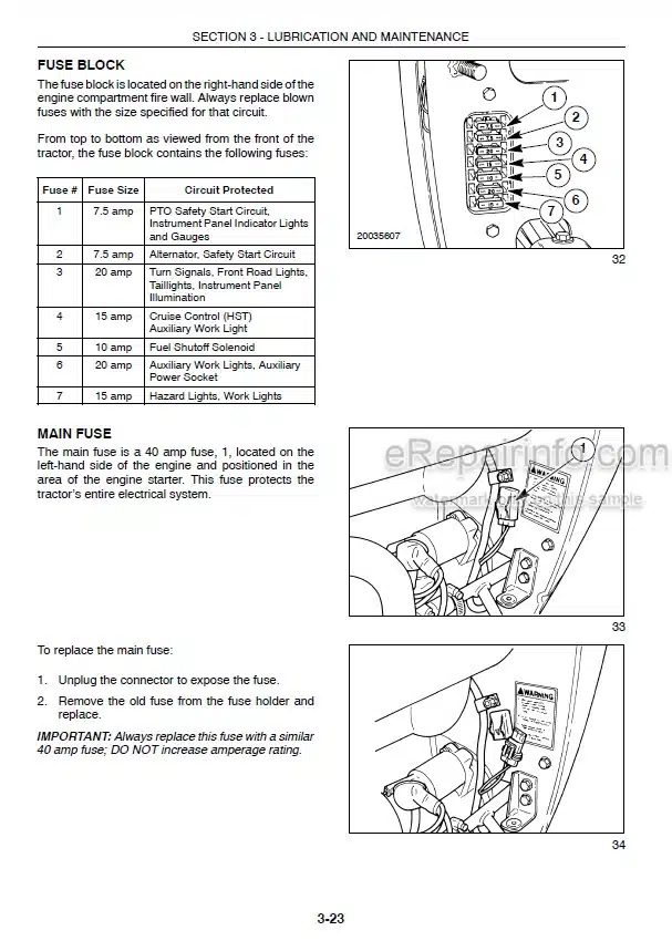 Photo 1 - Case IH DX29 DX33 Operators Manual Tractor 87310108