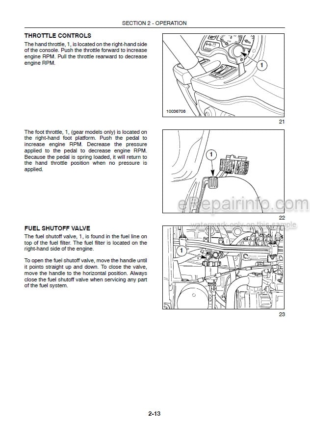 Photo 6 - Case IH DX29 DX33 Operators Manual Tractor 87310108