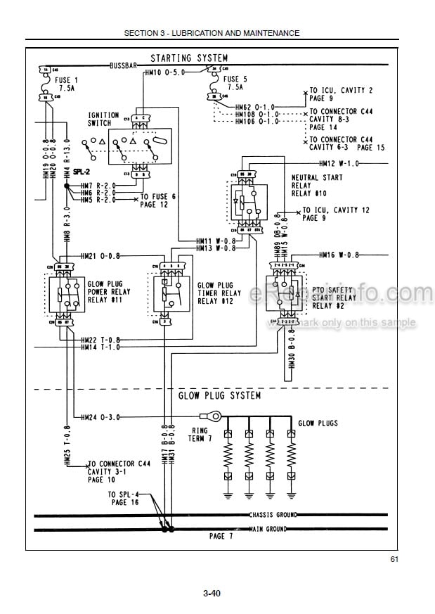 Photo 3 - Case IH DX35 DX40 DX45 Operators Manual Tractor 87300519