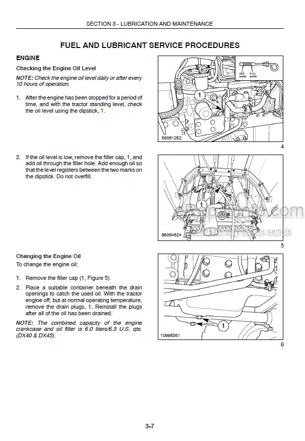 Photo 3 - Case IH DX40 DX45 Operators Manual Tractor With Cab 87370195