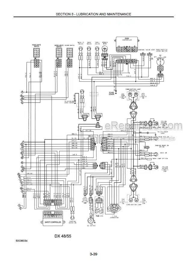 Photo 3 - Case IH DX48 DX55 Operators Manual Tractor 87300478