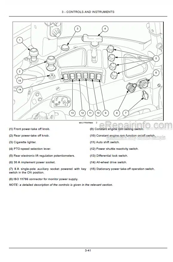 Photo 5 - Case IH Farmall 110U 120U Operators Manual Tractor 51537380