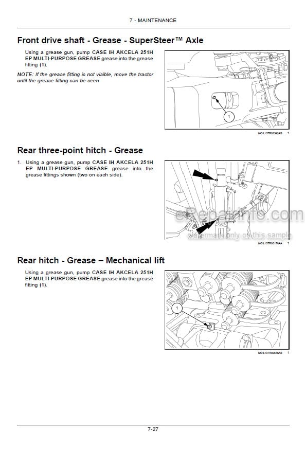 Photo 12 - Case IH Farmall 100C 110C 120C Efficient Power Operators Manual Tractor 51532899