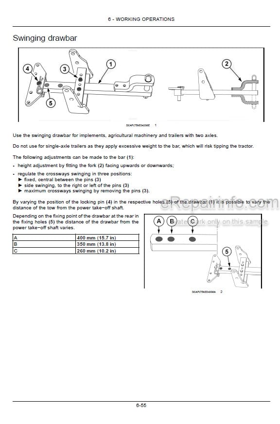 Photo 3 - Case IH Farmall 105U 115U Operators Manual Tractor