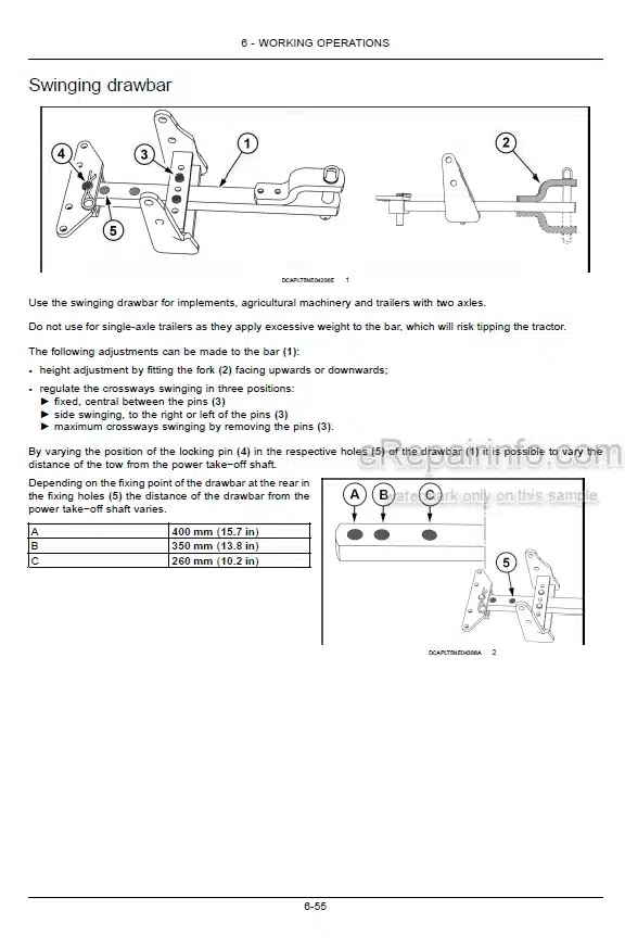 Photo 3 - Case IH Farmall 105U 115U Operators Manual Tractor