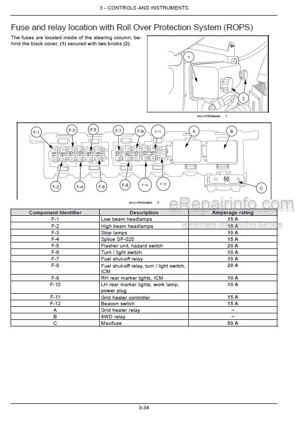 Photo 5 - Case IH Farmall 110A 120A 125A 140A Tier 3 Operators Manual Tractor 48042568