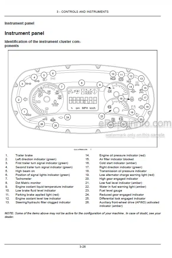 Photo 4 - Case IH Farmall 110A 130A Operators Manual Tractor 47793387