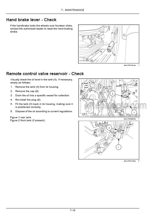 Photo 7 - Case IH Magnum Rowtrac 350 280 310 340 380 Operators Manual Tractor ZGRF05001-