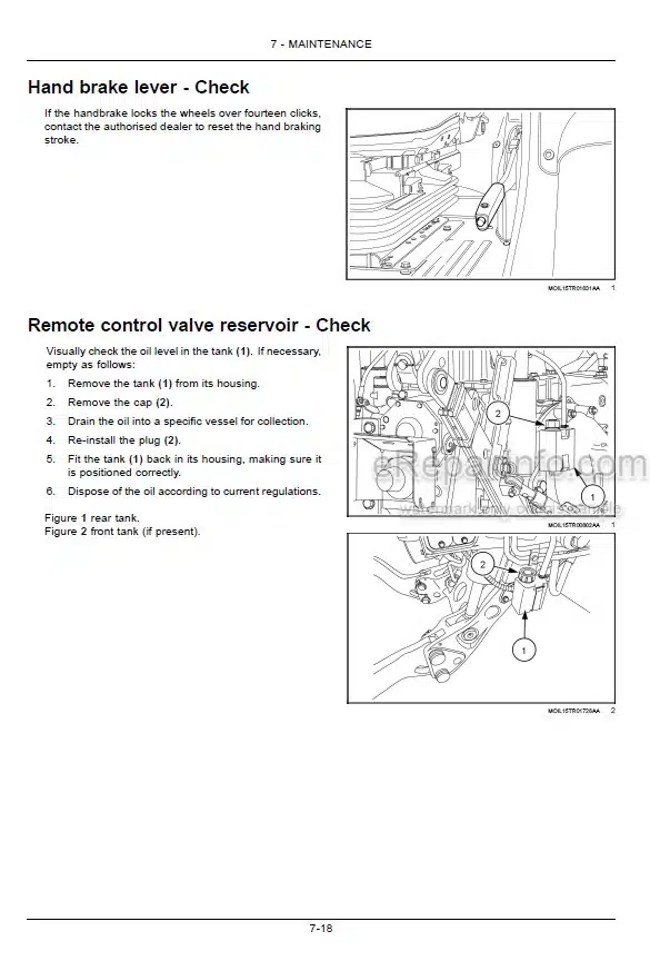 Photo 7 - Case IH Magnum Rowtrac 350 280 310 340 380 Operators Manual Tractor ZGRF05001-