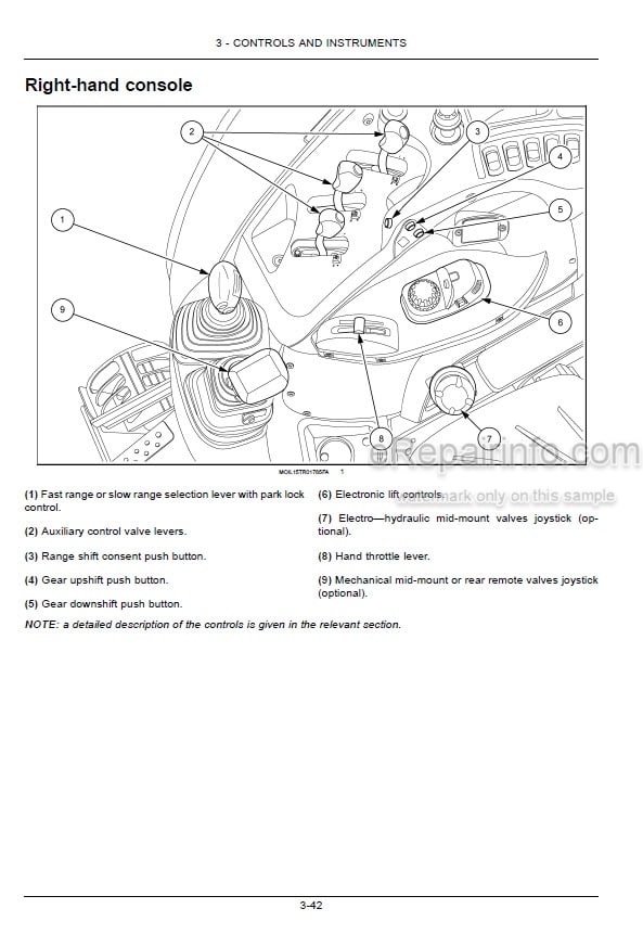 Photo 3 - Case IH Farmall 110U 120U Operators Manual Tractor PIN
