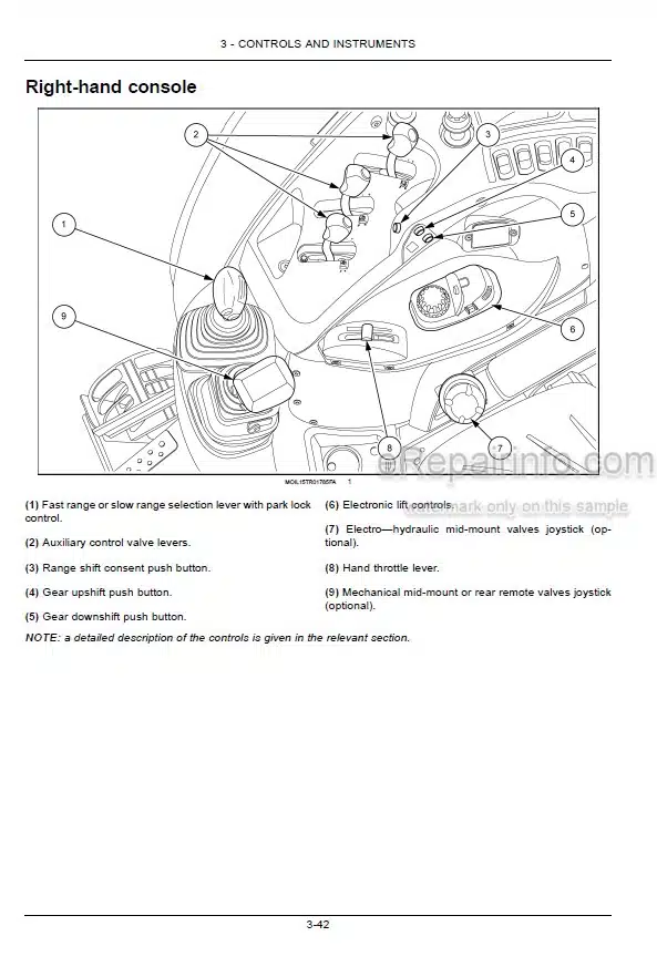 Photo 3 - Case IH Farmall 110U 120U Operators Manual Tractor PIN