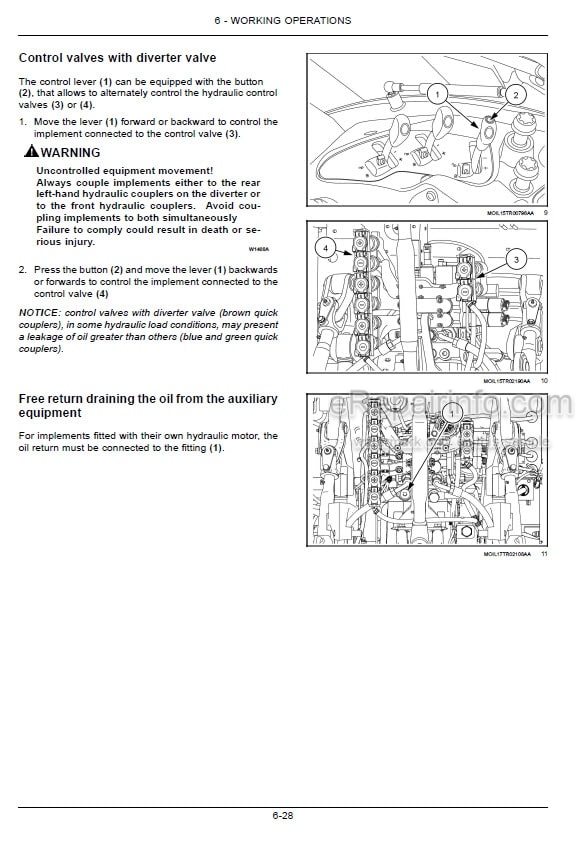 Photo 7 - Case IH Farmall 110U 120U Operators Manual Tractor 51537380