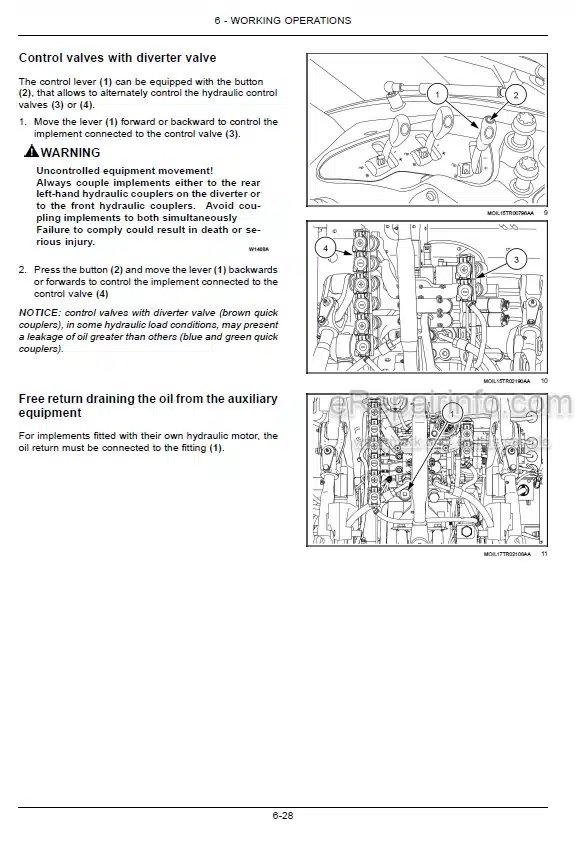 Photo 7 - Case IH Farmall 110U 120U Operators Manual Tractor 51537380