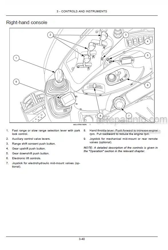 Photo 6 - Case IH Farmall 110U 120U Operators Manual Tractor