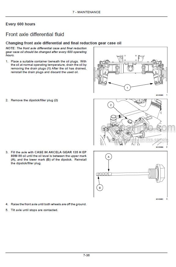 Photo 9 - Case IH Farmall 30A 35A Operators Manual Compact Tractor 47880010