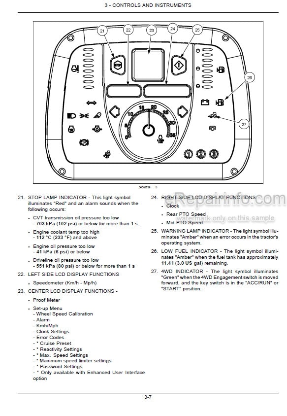 Photo 4 - Case IH Farmall 40B 45B 50B CVT Operators Manual Compact Tractor 48028211
