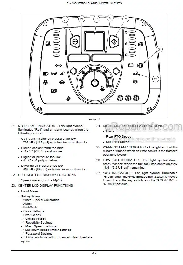 Photo 4 - Case IH Farmall 40B 45B 50B CVT Operators Manual Compact Tractor 48028211