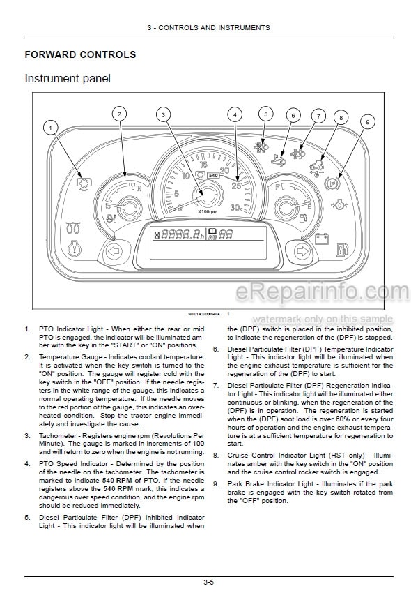Photo 5 - Case IH Farmall 40C 50C Operators Manual Compact Tractor 47578255