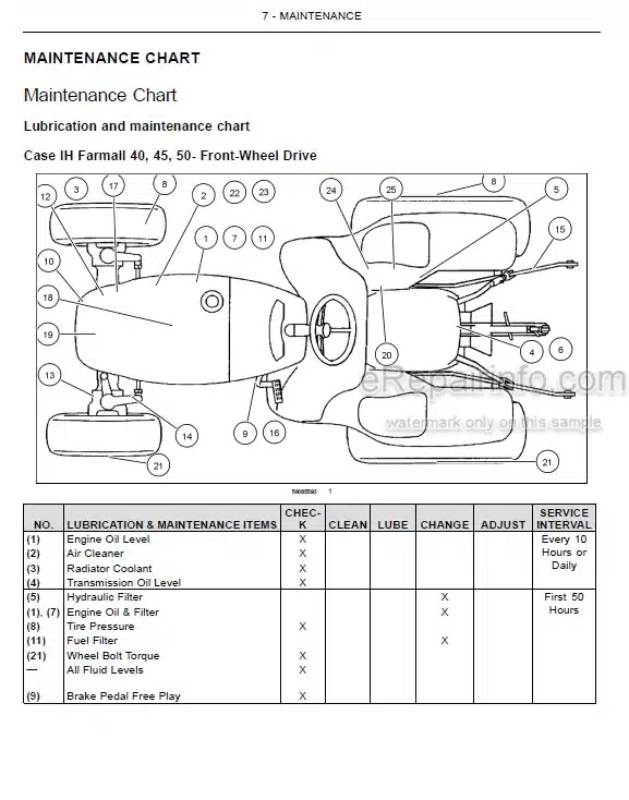 Photo 4 - Case IH Farmall 40 45 50 Operators Manual Compact Tractor 84382269