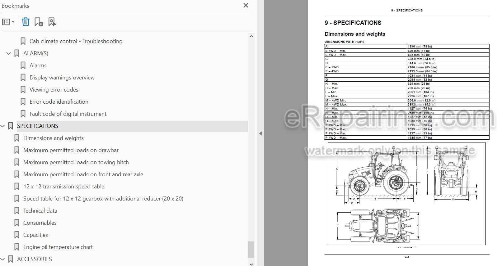 Photo 3 - Case IH Farmall 55C 65C 75C Efficient Power Operators Manual Tractor