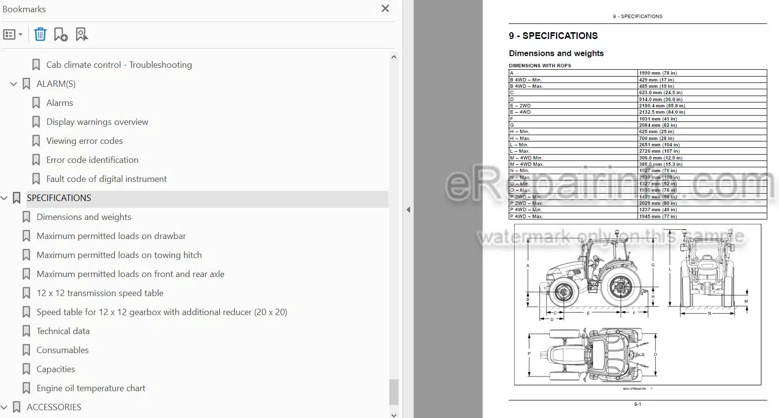 Photo 3 - Case IH Farmall 55C 65C 75C Efficient Power Operators Manual Tractor