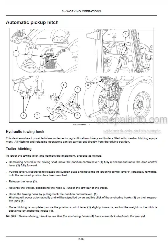 Photo 5 - Case IH Farmall 55C 65C 75C Efficient Power Operators Manual Tractor