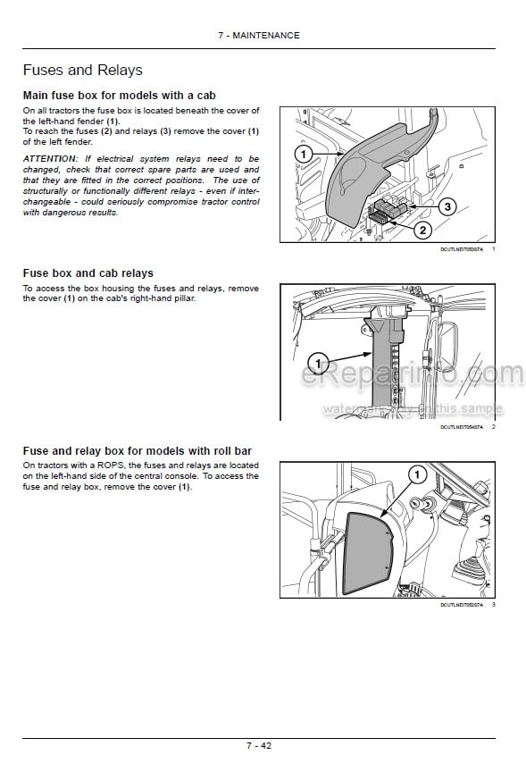 Photo 7 - Case IH Farmall 55C 65C 75C Efficient Power Operators Manual Tractor