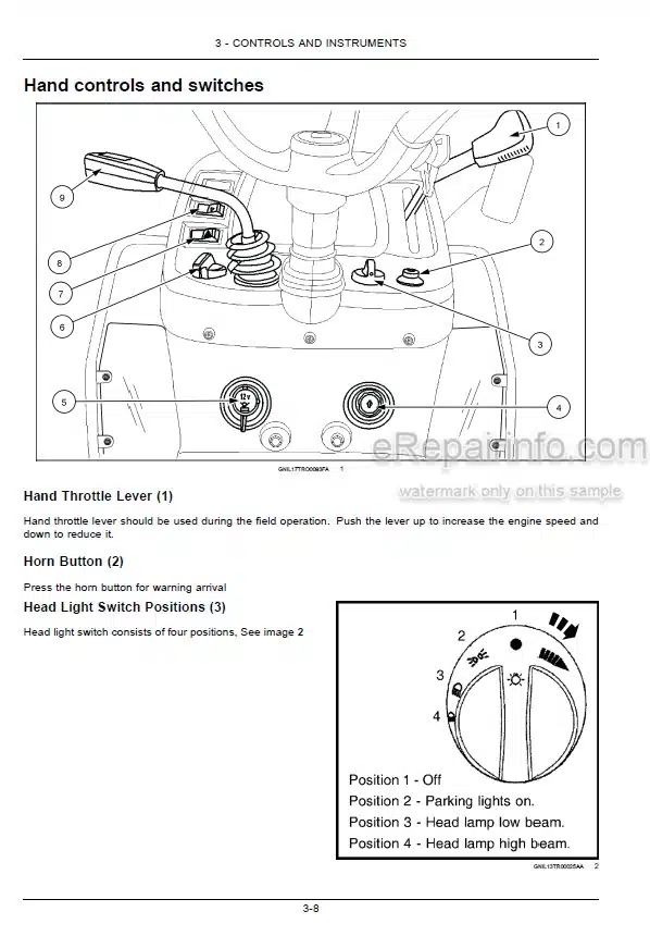 Photo 5 - Case IH Farmall 55JXM 65JXM 75JXM Operators Manual Tractor 48134687