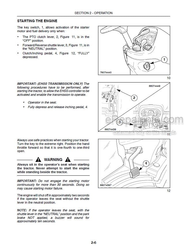 Photo 5 - Case IH Farmall 55A 65A 75A Operators Manual Tractor