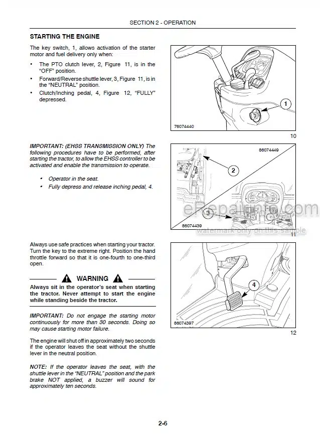 Photo 5 - Case IH Farmall 55A 65A 75A Operators Manual Tractor