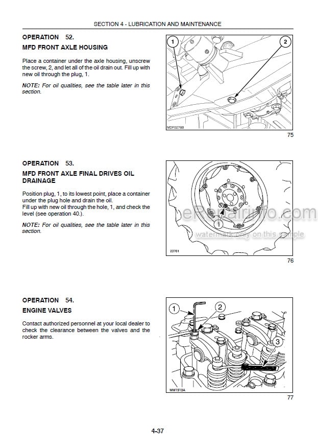 Photo 3 - Case IH Farmall 65C 75C 85C 95C Operators Manual Tractor 84131301