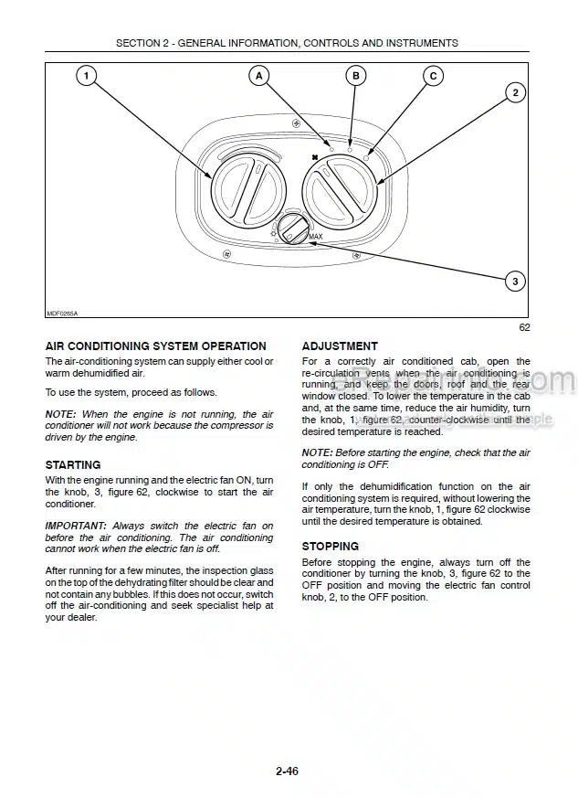 Photo 5 - Case IH Farmall 65C 75C 85C 95C Operators Manual Tractor 84131301